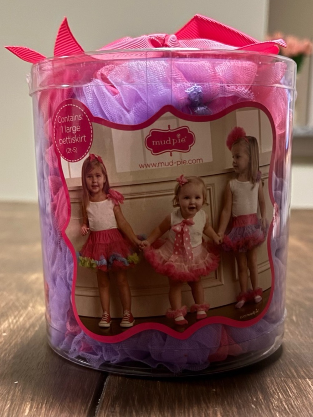 Mud Pie Purple & Hot Pink Tulle Pettiskirt